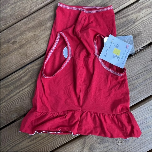 NHL Carolina Hurricanes Dog Pet Costume Dress Red Black Logo XXL All Star Dog - Picture 3 of 8